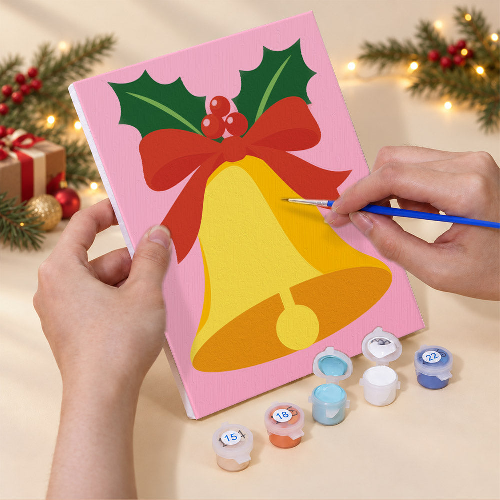 Classic Lantern, Wreath and Bell (Mini Paint by Numbers)