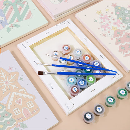 Confetti-Bright Bows and Bells (Mini Paint by Numbers)