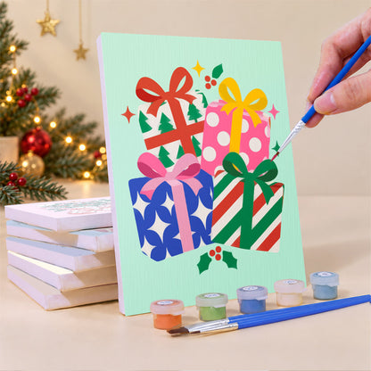 Confetti-Bright Bows and Bells (Mini Paint by Numbers)