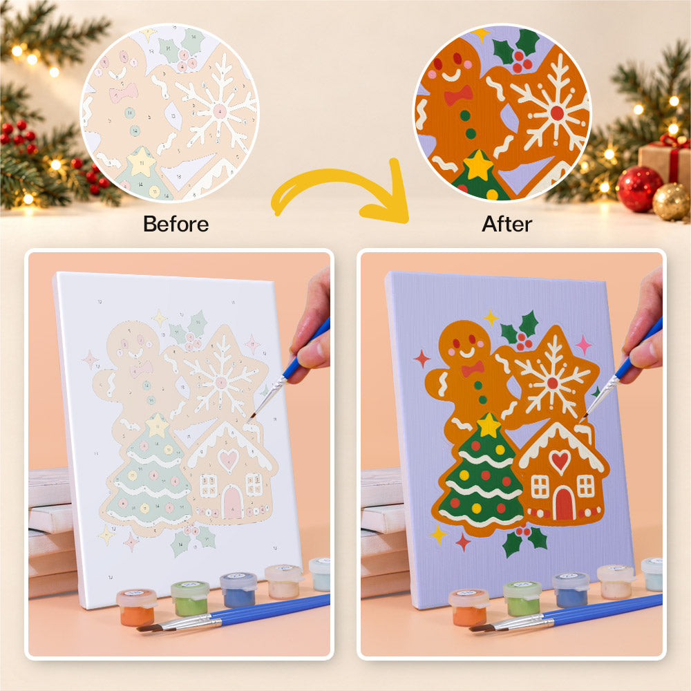 Confetti-Bright Bows and Bells (Mini Paint by Numbers)