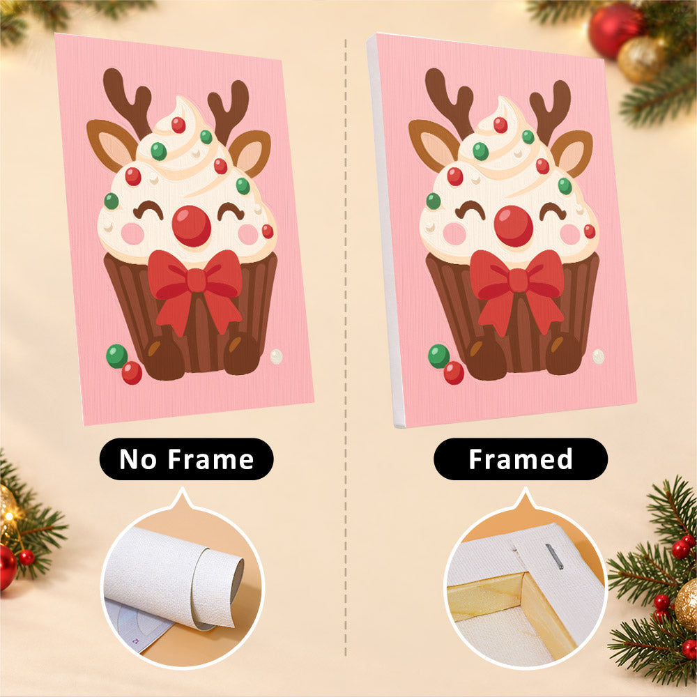 Frosted Cupcake Characters (Mini Paint by Numbers)