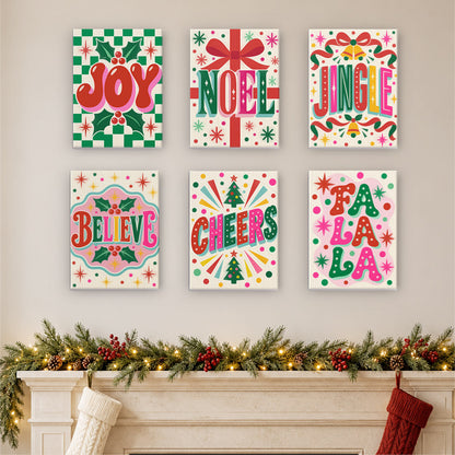 Fa La La Confetti Lettering (Mini Paint by Numbers)