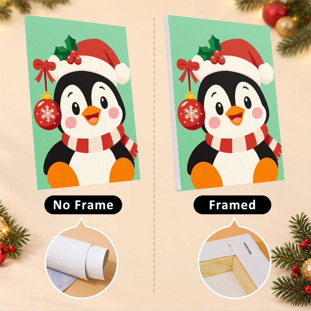 Rosy-Cheeked Bauble Buddies (Mini Paint by Numbers)