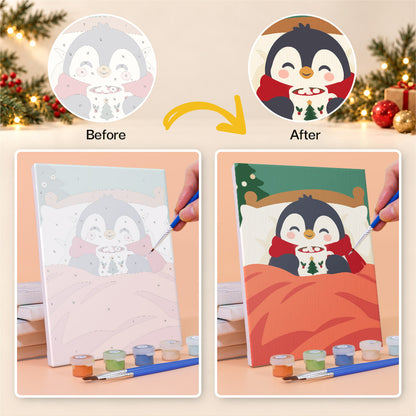 Cocoa in Bed Snuggle Buddies (Mini Paint by Numbers)