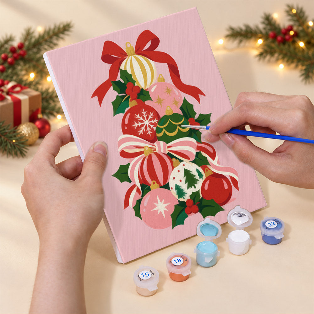 Teetering Towers of Christmas (Mini Paint by Numbers)