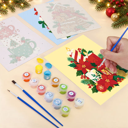Teetering Towers of Christmas (Mini Paint by Numbers)