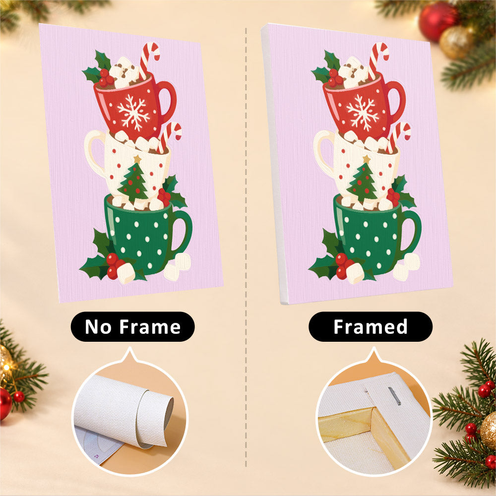 Teetering Towers of Christmas (Mini Paint by Numbers)