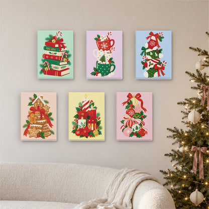 Teetering Towers of Christmas (Mini Paint by Numbers)