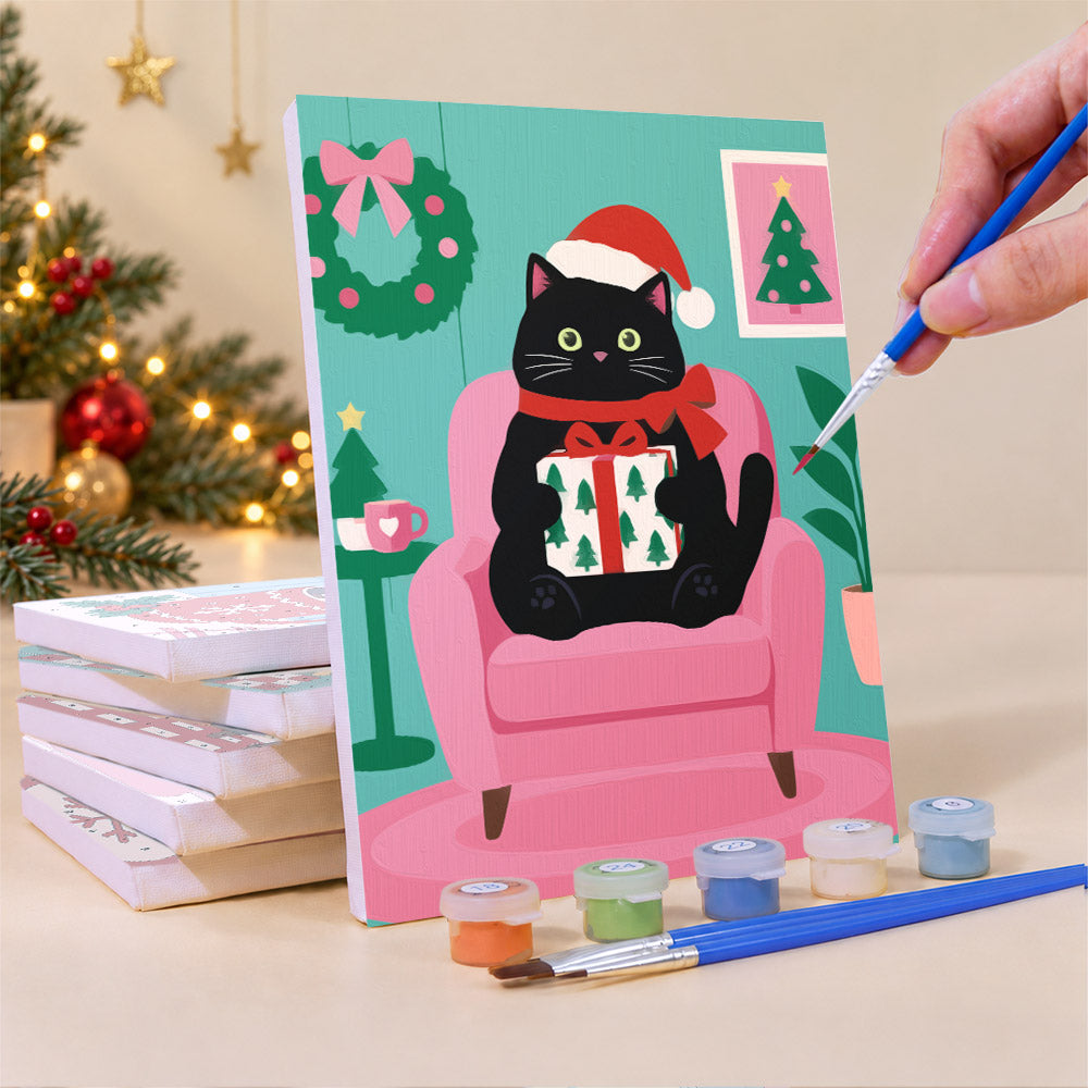 Bathtub Reindeer and Cozy Rooms (Mini Paint by Numbers)