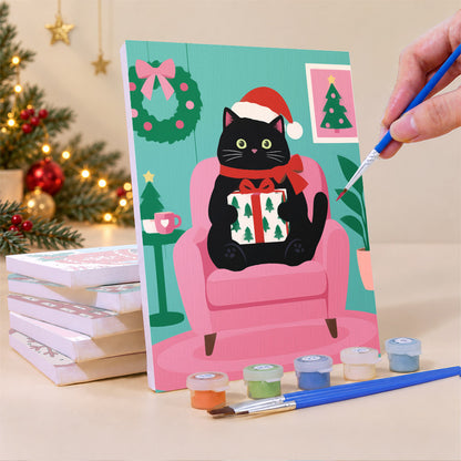 Bathtub Reindeer and Cozy Rooms (Mini Paint by Numbers)