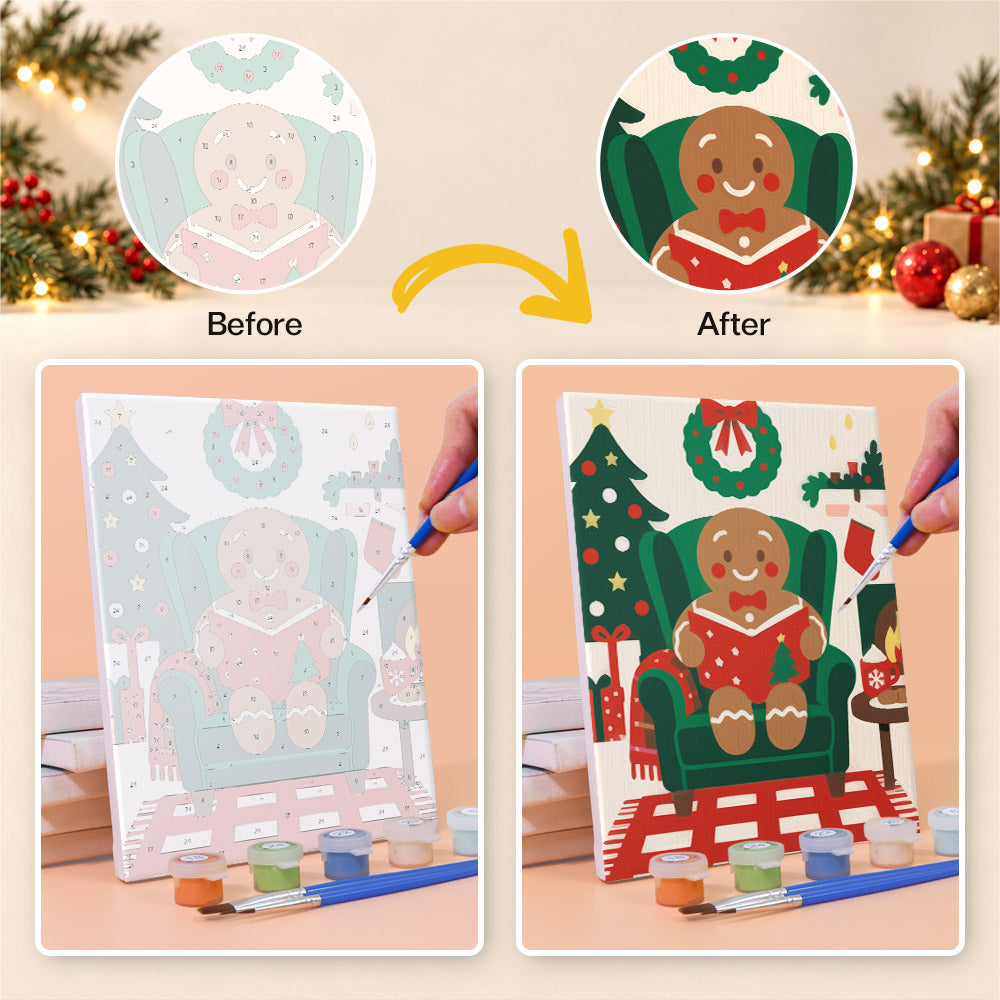 Bathtub Reindeer and Cozy Rooms (Mini Paint by Numbers)