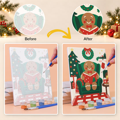 Bathtub Reindeer and Cozy Rooms (Mini Paint by Numbers)