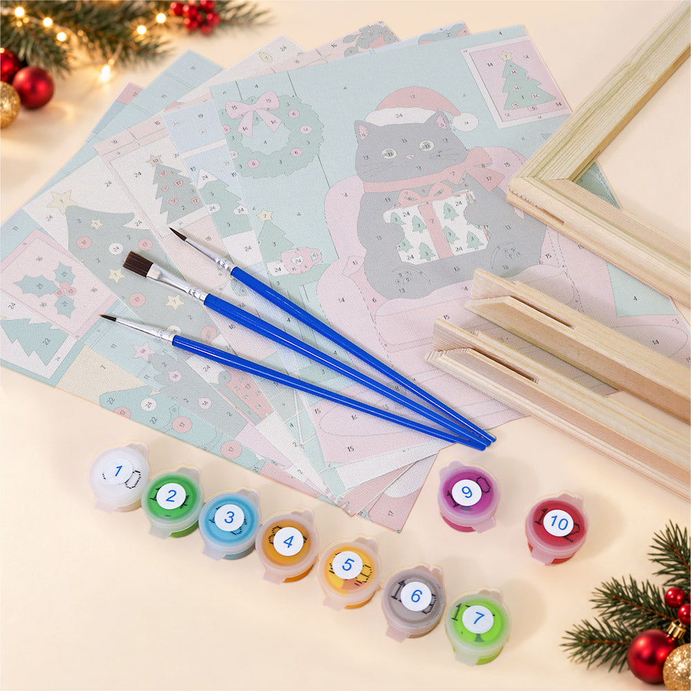 Bathtub Reindeer and Cozy Rooms (Mini Paint by Numbers)