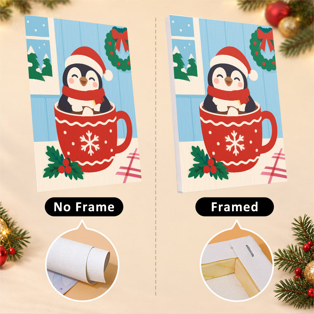 Bathtub Reindeer and Cozy Rooms (Mini Paint by Numbers)