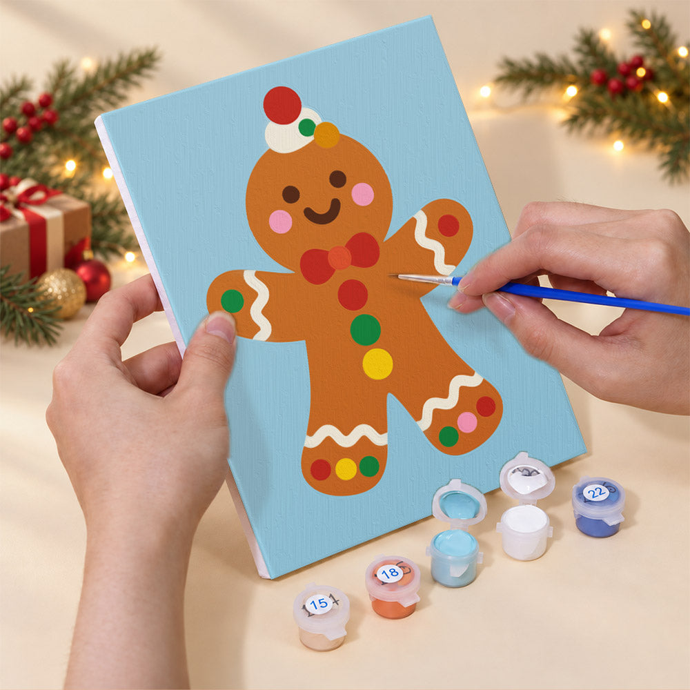 Gumdrop Polka-Dot Christmas (Mini Paint by Numbers)