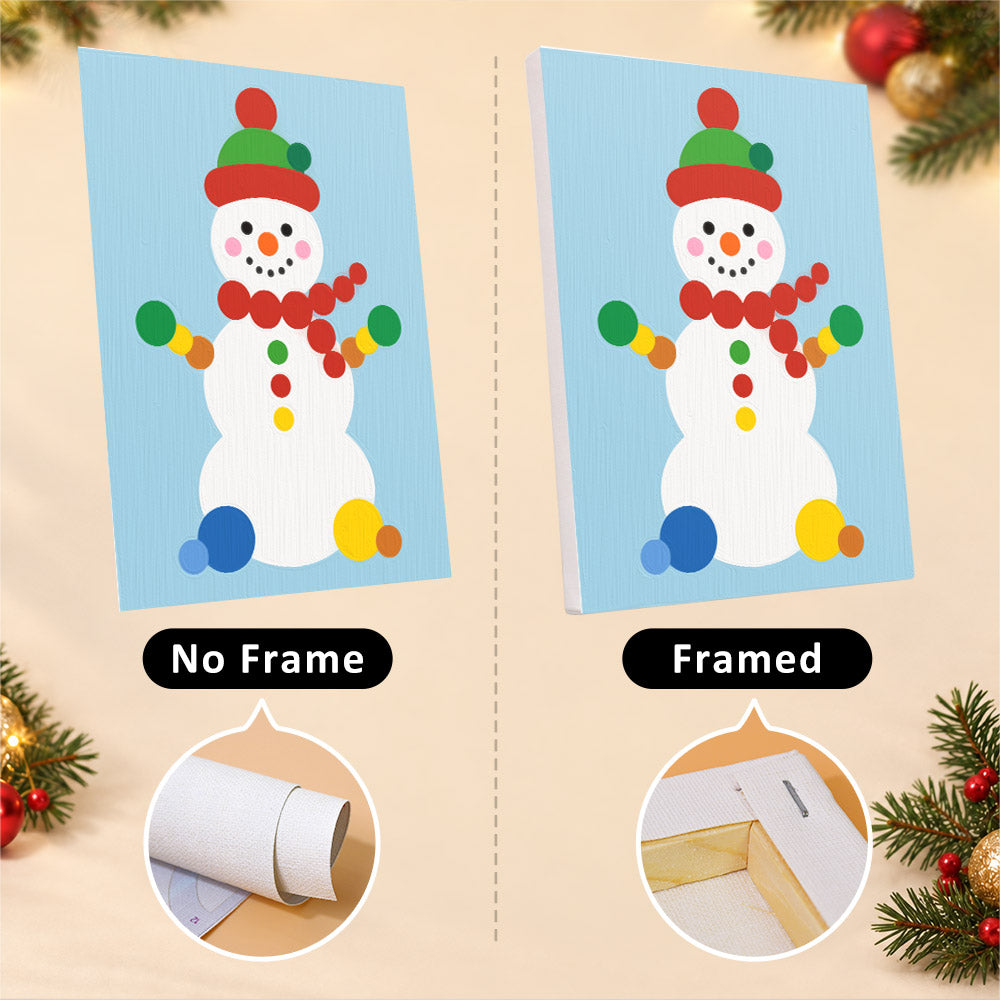 Gumdrop Polka-Dot Christmas (Mini Paint by Numbers)