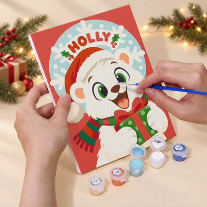 Holly, Jolly and Noel Babies (Mini Paint by Numbers)