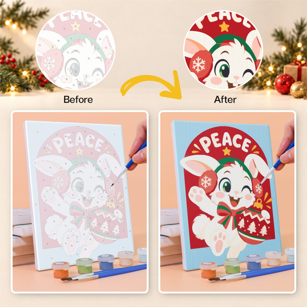 Holly, Jolly and Noel Babies (Mini Paint by Numbers)