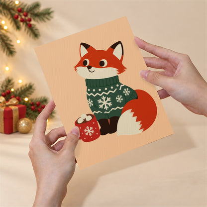 Sweater Cat and Ornament Bear (Mini Paint by Numbers)