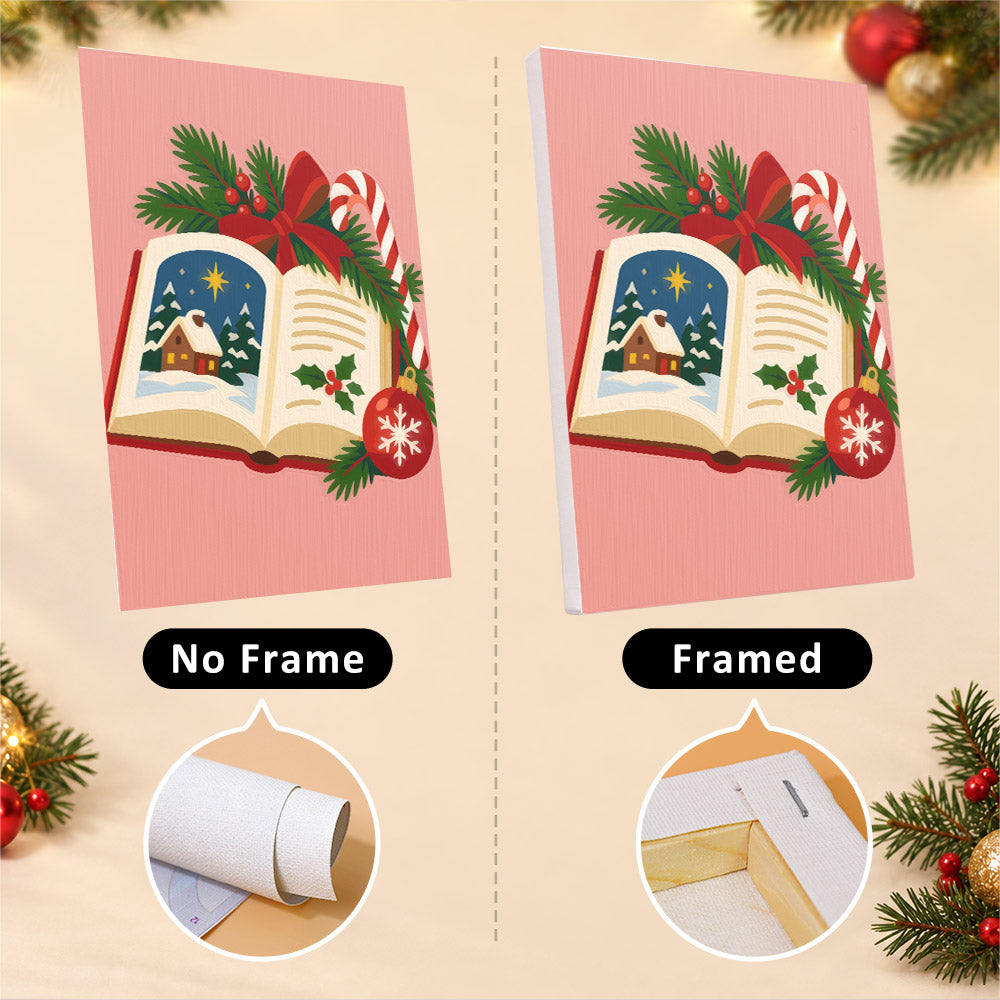 Bookworm's Cozy Christmas (Mini Paint by Numbers)