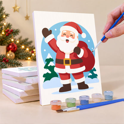 Round Vignette Christmas Classics (Mini Paint by Numbers)