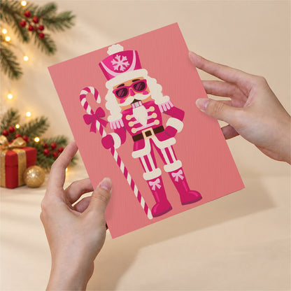 Hot Pink Candy Cane Christmas (Mini Paint by Numbers)