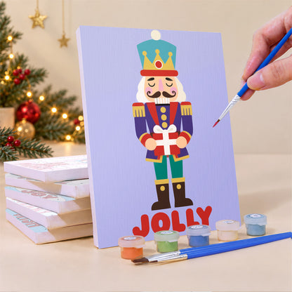 Nutcracker Guard Greetings (Mini Paint by Numbers)