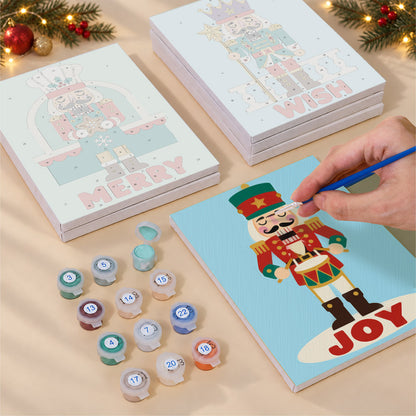 Nutcracker Guard Greetings (Mini Paint by Numbers)