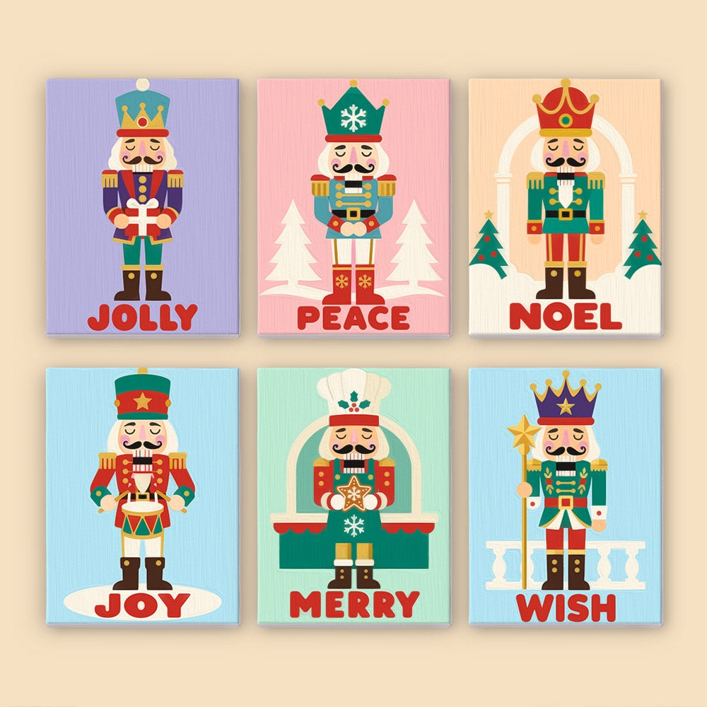 Nutcracker Guard Greetings (Mini Paint by Numbers)