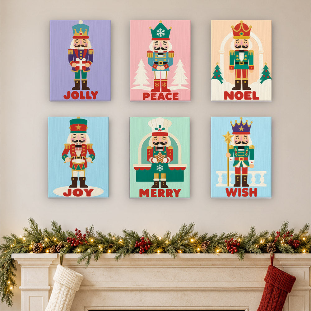 Nutcracker Guard Greetings (Mini Paint by Numbers)
