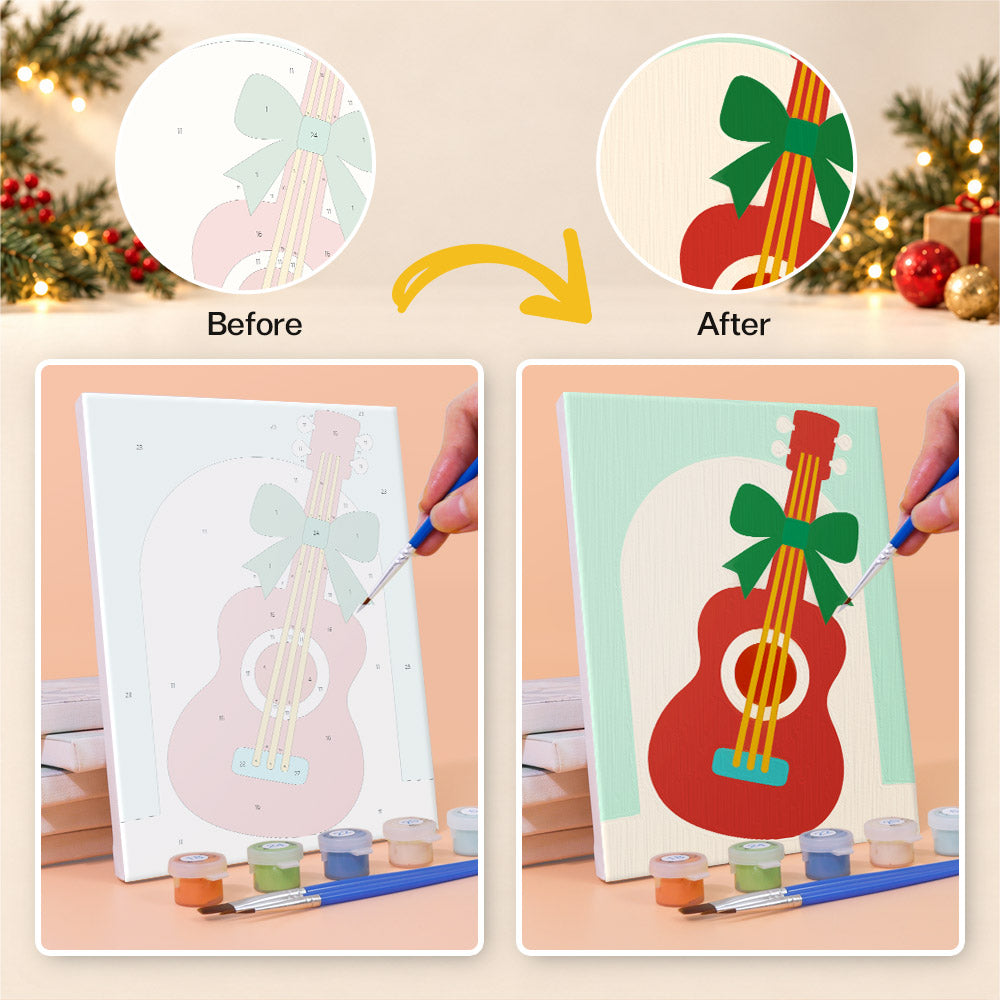 Bow-Tied Christmas Orchestra (Mini Paint by Numbers)
