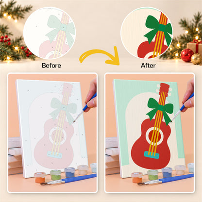 Bow-Tied Christmas Orchestra (Mini Paint by Numbers)