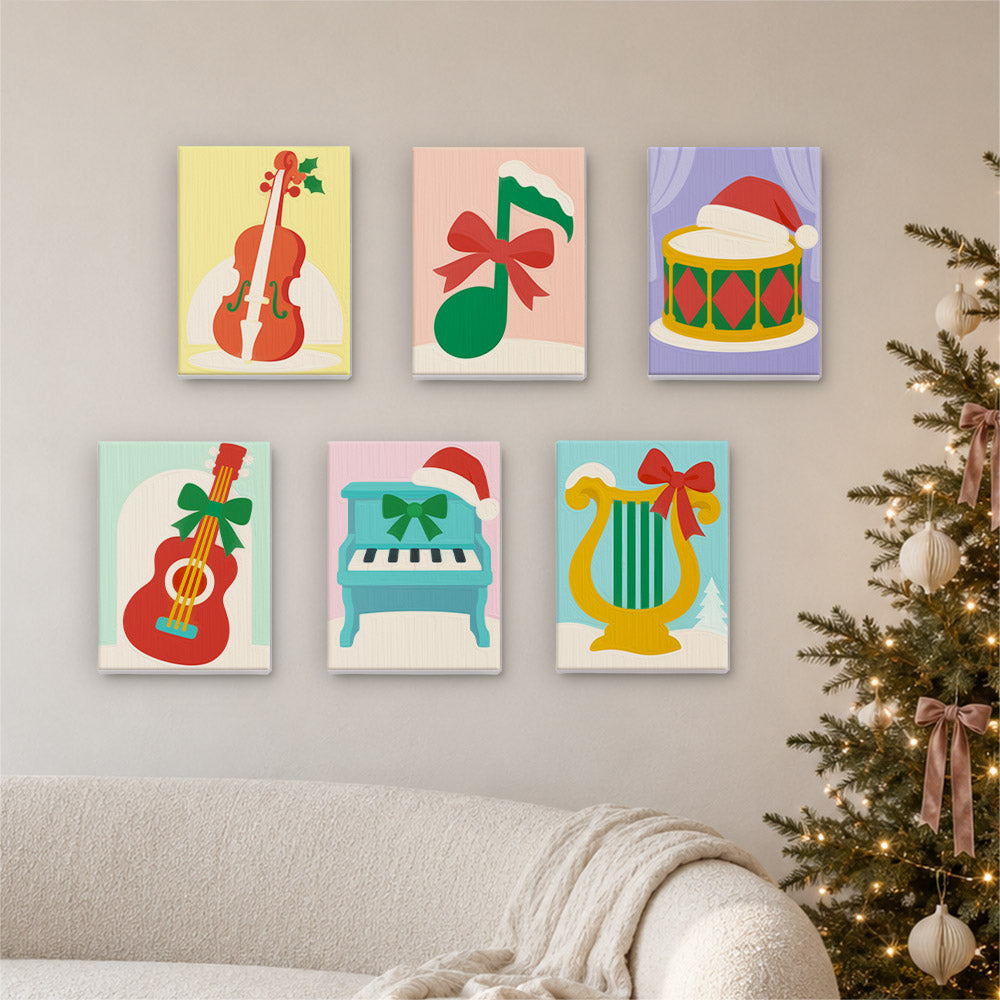 Bow-Tied Christmas Orchestra (Mini Paint by Numbers)