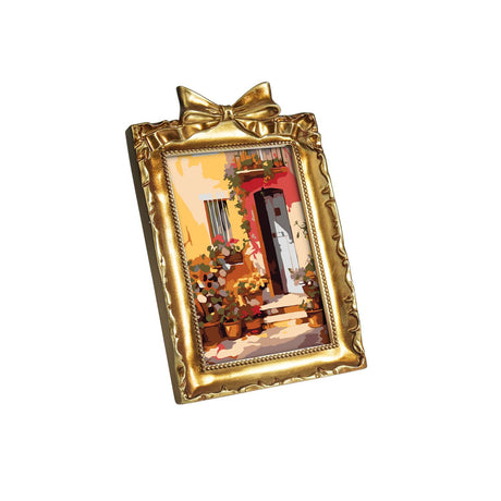 Red Door Flower Shop (Mini Framed Painting)