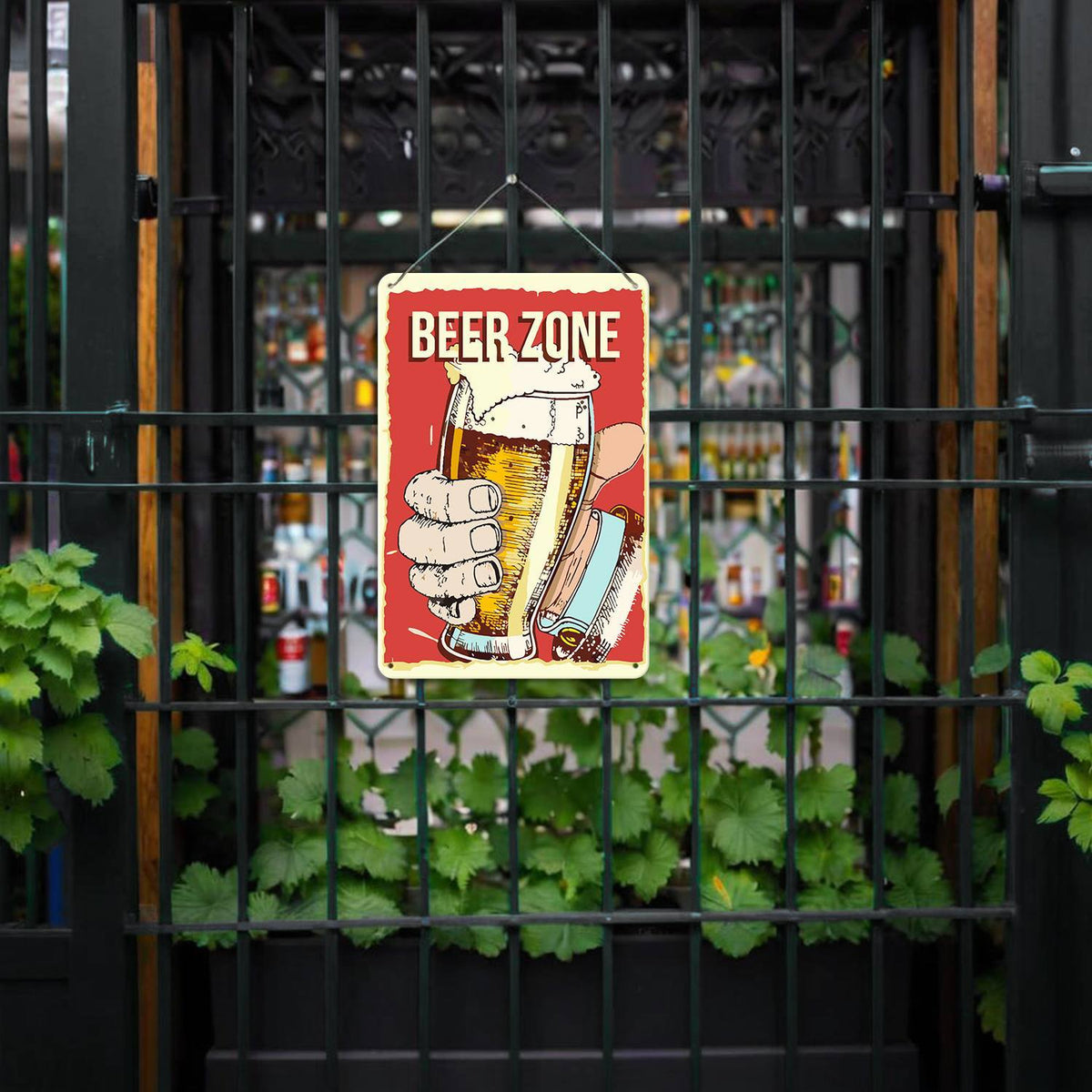 Beer Zone Toast (Paint by Numbers Tin Sign)