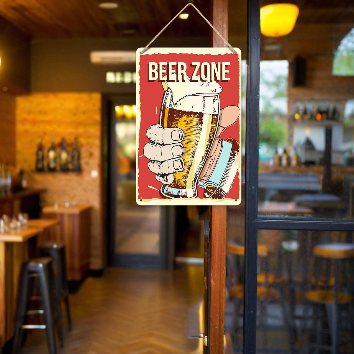 Beer Zone Toast (Paint by Numbers Tin Sign)