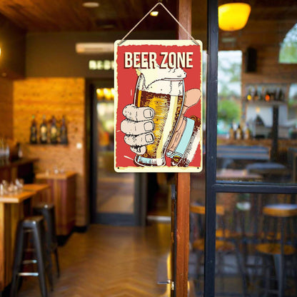 Beer Zone Toast (Paint by Numbers Tin Sign)