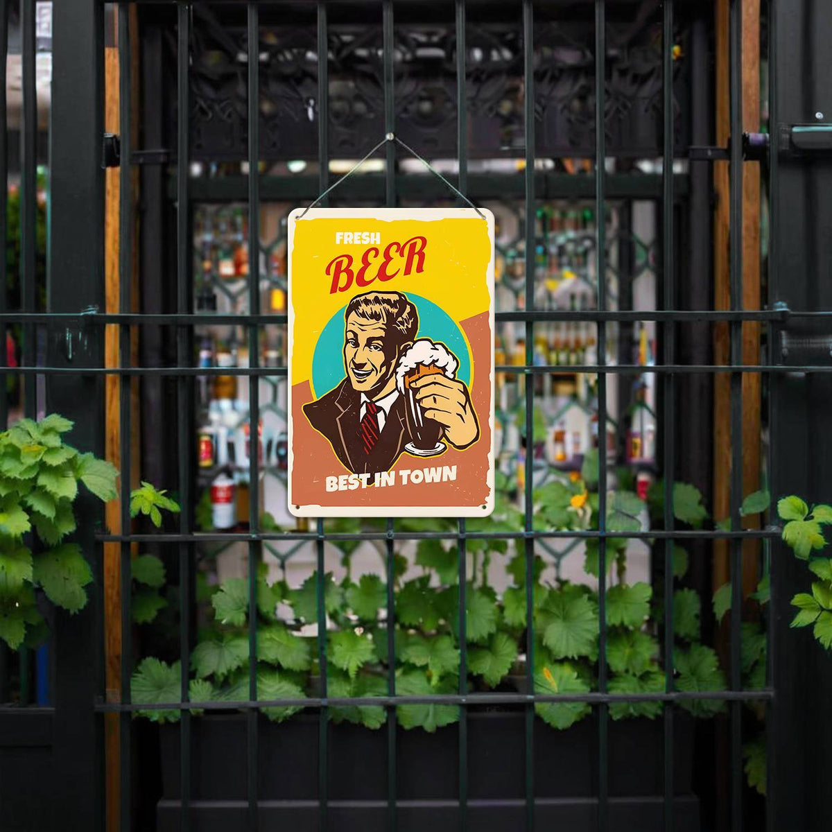Vintage Gentleman Beer (Paint by Numbers Tin Sign)