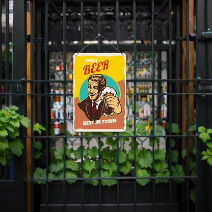 Vintage Gentleman Beer (Paint by Numbers Tin Sign)