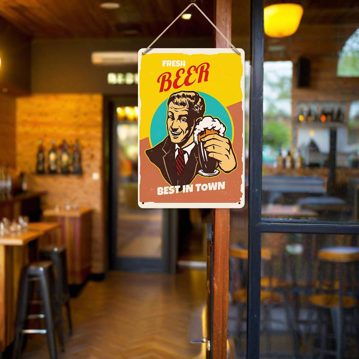 Vintage Gentleman Beer (Paint by Numbers Tin Sign)