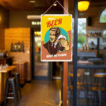 Vintage Gentleman Beer (Paint by Numbers Tin Sign)