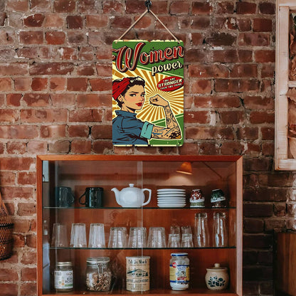 Women Power (Paint by Numbers Tin Sign)