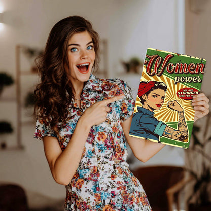 Women Power (Paint by Numbers Tin Sign)