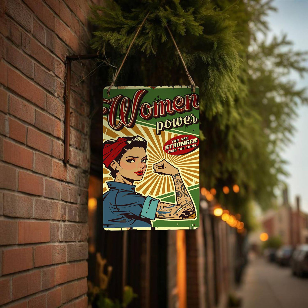 Women Power (Paint by Numbers Tin Sign)