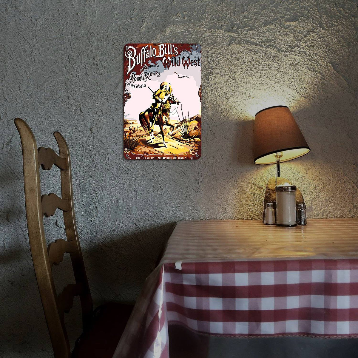 Wild West Cowboy (Paint by Numbers Tin Sign)