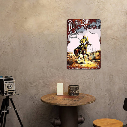 Wild West Cowboy (Paint by Numbers Tin Sign)