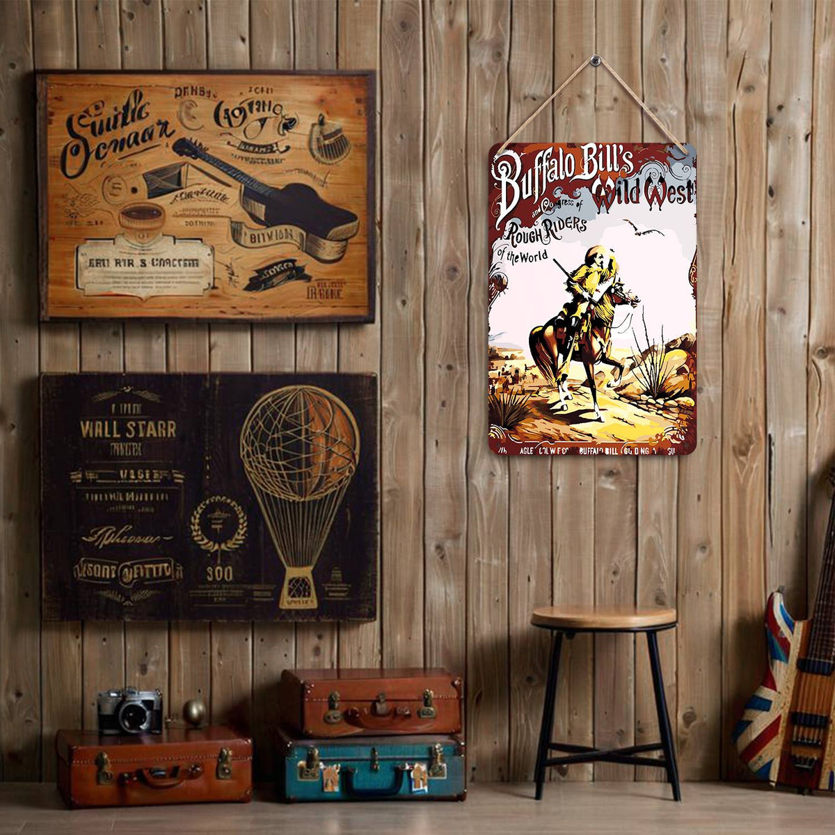 Wild West Cowboy (Paint by Numbers Tin Sign)