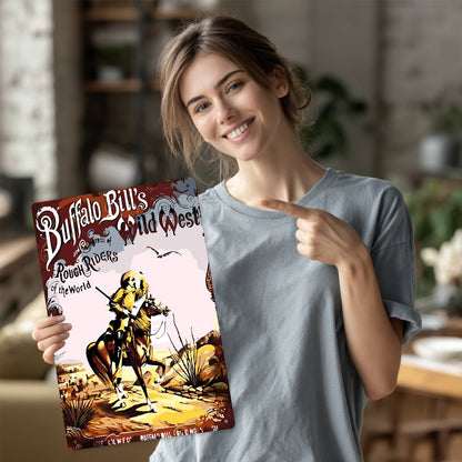 Wild West Cowboy (Paint by Numbers Tin Sign)