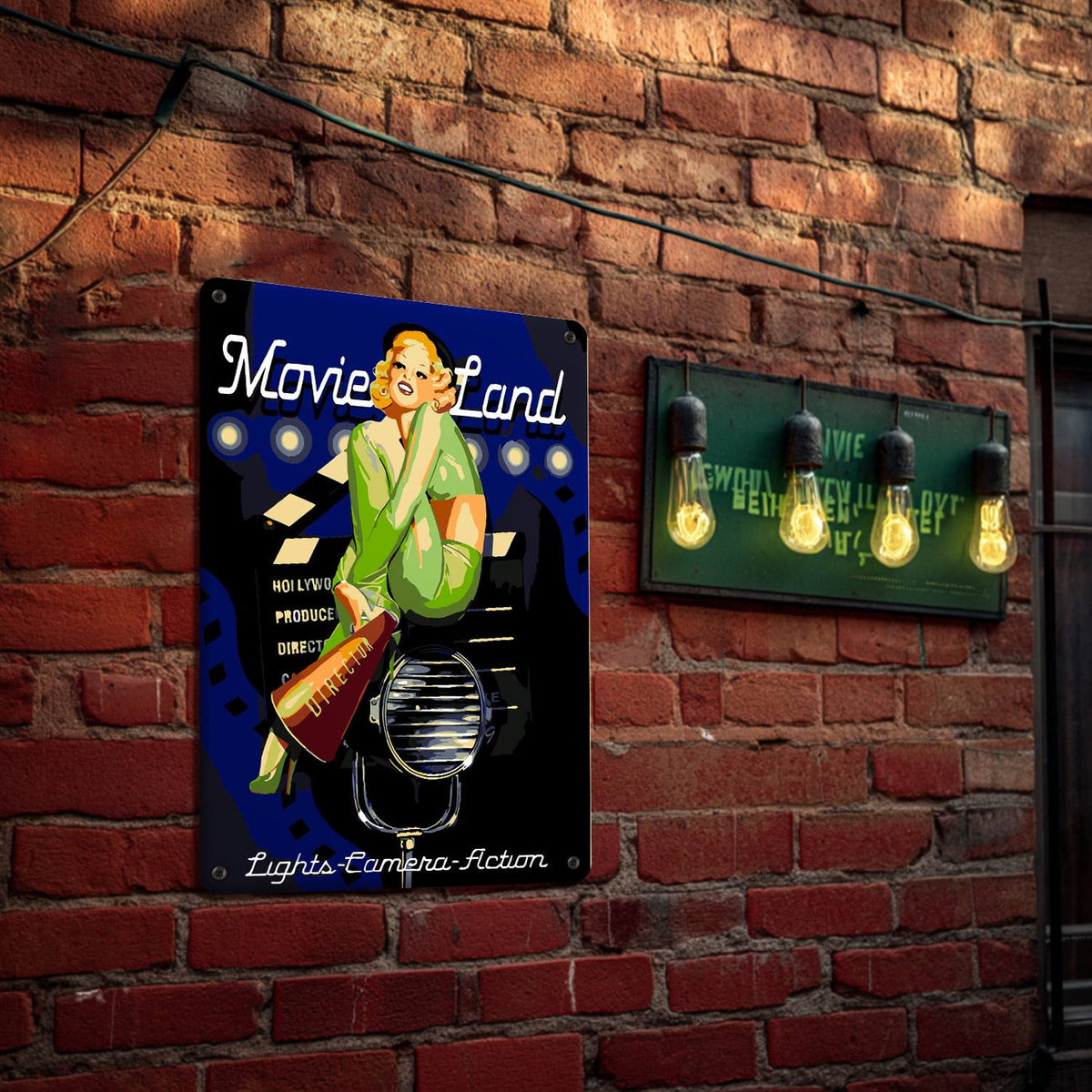 Movie Land (Paint by Numbers Tin Sign)