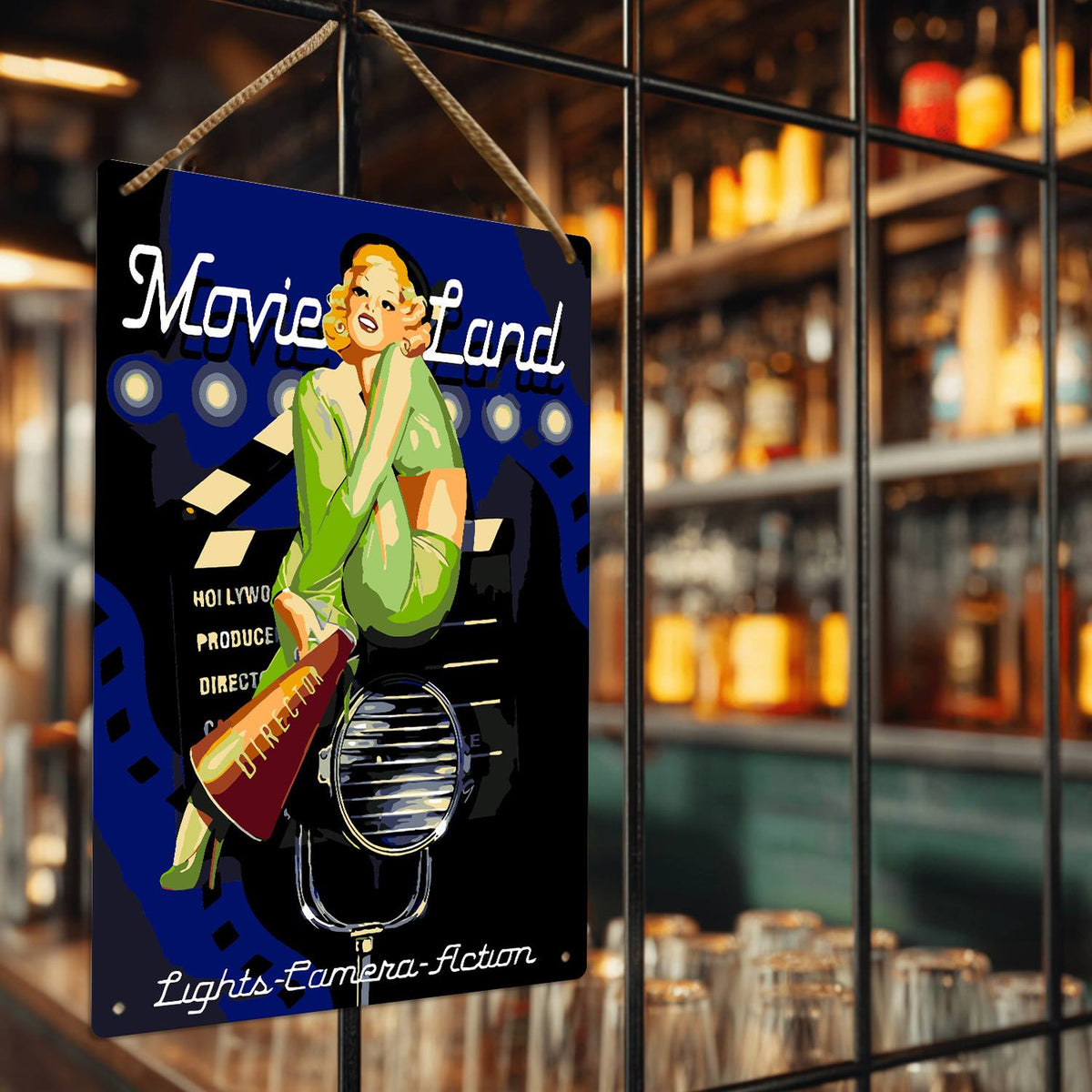 Movie Land (Paint by Numbers Tin Sign)